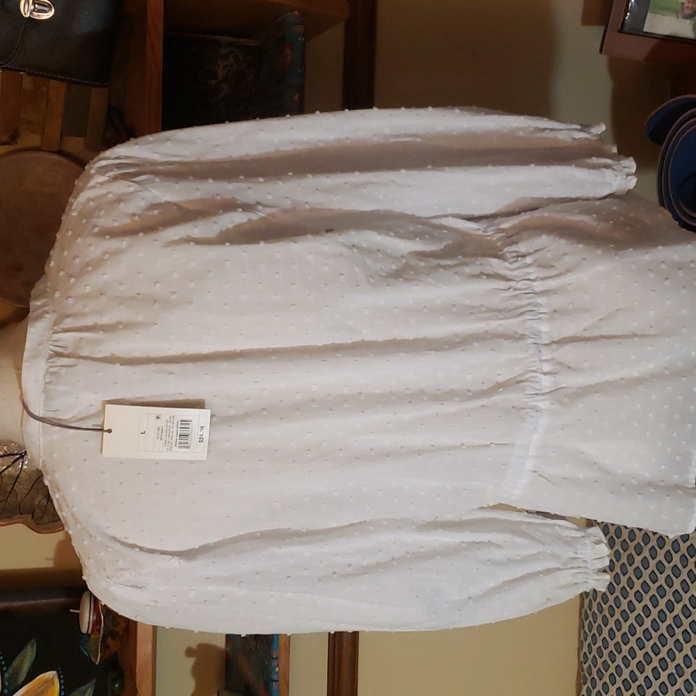 NWT A NEW DAY sheer top size large - Picture 3 of 5